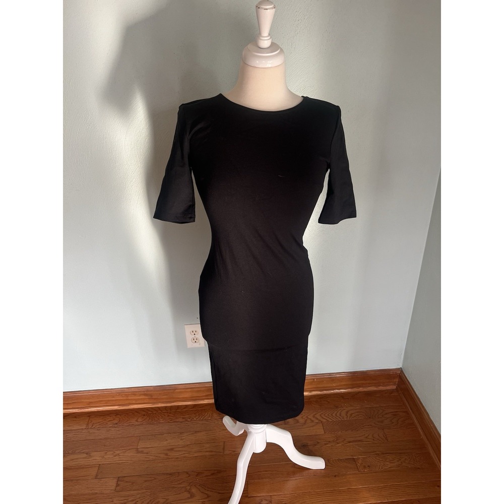 Cookies Clothing Co. Hawaii LBD Business Slip Dress Cocktail Zip Up Closure Sz S - Picture 1 of 9